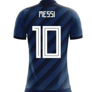 fan designed Messi shirt. Rare special fan request.